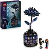 Lego 76784 - wednesday fiore di dalia nero con 2 bamboline, 9+ anni