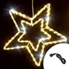 Wisdom Stella luminosa 50cm da 90 Led Bianco Caldo da esterno Wisdom