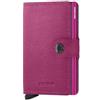 SECRID Portafoglio Miniwallet Crisple MC-SECRID In pelle effetto saffiano Viola Fucsia Profondità 2.1 cm Lunghezza 6.5 cm Altezza 10.2 cm Pelle