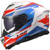 Ls2 Casco Moto Integrale LS2 FF818 STORM III KOMAI Bianco Blu Ro