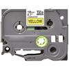 GielleService NASTRO ETICHETTE COMPATIBILE LAMINATO BROTHER TZE641 TZE-641 Larghezza 18 mm x 8 metri