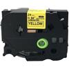 GielleService NASTRO ETICHETTE COMPATIBILE LAMINATO BROTHER TZE651 TZE-651 Larghezza 24 mm x 8 metri