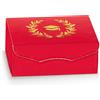 Scotton Gift Scatola Portaconfetti 70 x 70 x 30 Mm Alloro Dorato 10 Pz
