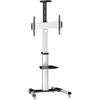 Reflecta 23210 supporto da tavolo per Tv a schermo piatto 177,8 cm (70") Alluminio, Nero Pavimento [70VC-SHELF]
