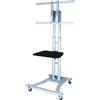 VALUE Base da pavimento per TV a schermo piatto VALUE 17.99.1320 Supporto display espositivi 152,4 cm (60") Argento [17.99.1320-1]