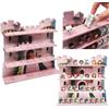 AUFGELD Scaffale espositore compatibile con Funko Bitty, organizer per Bitty Pops, Bitty Stand, Mensola galleggiante da parete, Castello per Princess Bitty