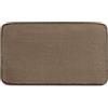 GEDY Fuzzy Tappeto Bagno Antiscivolo, Colore Tortora Chiaro, Formato Rettangolare Dimensioni L 80 x P 50 cm, Materiale 100% Poliestere, Morbido e Soffice al Tatto, Adatto a Tutti gli Arredamento Bagno