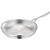 Tefal Jamie Oliver by Tefal Cook Smart Padella 28 cm, in Acciaio Inox Non Rivestito, Adatta a induzione, Fondo termofusione, riciclabile, Manico rivettato, in Acciaio Inox, E3110655