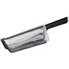 Tefal Ever Sharp - Cuchillo chef 16.5 cm, afilador integrado en la funda, tecnologia de afilado doble pivote, sistema bloqueo seguro, acero inoxidable alemán