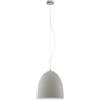 Eglo lampada a sospensione Sarabia, lampada a sospensione singola in | metallo grigio con effetto cemento, lampada da tavolo da pranzo, lampada da soggiorno sospesa con portalampada E27, Ø 40,5 cm