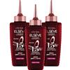 L'Oreal Paris L'ORÉAL PARIS - Protezione anticaduta - Capelli fragili - Protocollo di rafforzamento dei capelli - Tecnologia Aminexil + Caffeina + Arginina - Elseve Full Resist - 3 x 100 ml