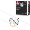 Paulmann CorDuo, punto luce per sistema di cavi per faretti, 94439, Cardan, massima CC 10 Watt, cavi estensibili, bianco opaco, in plastica, GU 5,3, senza lampadine