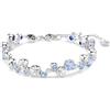 Swarovski Bracciale Constella, Taglie miste, Blu, Metallo rodiato