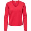 ONLY Onlloyal Life LS V-Neck Pullover Knt Nca Jersey, Verde Cinese, L per Donna, Verde Cinese., L