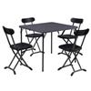 Garden Friend Set pranzo Horeca - pieghevole - antracite - Garden Friend - set 5 elementi (unità vendita 1 pz.)