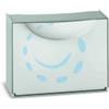 Terry scarpiera componibile harmony bianca/grigia mm.510x190x390h., colore bianco/grigio