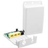 TIENFOKOTA Estensore PoE Gigabit per esterni, ripetitore PoE impermeabile 1 in 3 out, 802.3af/at, si estende fino a 250 m, ideale per telecamere IP e reti esterne, montaggio a parete Plug & Play