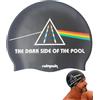 SWIMXWIN THE DARK SIDE Cuffia Piscina Cuffia Nuoto Silicone Uomo Donna Unisex Dai 5 Anni Design Divertente Originale per Allenamento Acquagym Pallanuoto Nuoto Regalo Sportivo