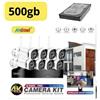 andowol ANDOWL Kit videosorveglianza wifi 8 telecamere 4K con hd 500gb dvr