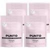 PUNTO - Caffè macinato etiope - Confezione da 4 x 250 g - Caffè speciale - Tostatura media - 100% Arabica - Note di miele, cannella e cioccolato - Acidità brillante - Corpo medio