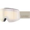 Uvex provoqe FM, maschera da sci Unisex adulto, black matt/mirror platin, one size