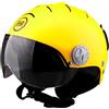 BHR 67133 Casco Demi-Jet, Giallo (Giallo Fluo), XL