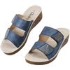 CLEIKS Sandali Aperti Donna Chiusura a Strappo Plateau Sandalette Estate Sandali & Slides per Donna Scarpe Sandalo con Plateau (Argento, 40 EU, WCL260426-11)