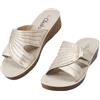 CLEIKS Infradito Donna Sandali Estivi da Donna Antiscivolo Duraturo Viaggi (Argento, 39 EU, WCL260424-11)