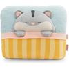 NICI Shai 62918 - Morbido criceto di peluche, per coccole e giochi, per bambini e adulti, fantastica idea regalo, 35 x 30 x 18 cm, azzurro