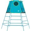 TP Toys Explorer - Telaio da Arrampicata in Metallo con Piattaforma e Tana | TP852 | 18 Mesi - Basso 12 Anni - Altezza Totale | Blu | Giocattoli per Esterni e Giardino per Bambini