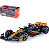 JAMARA 402608 McLaren MCL60 2023 Diecast 1:43 - Modellino di auto giocattolo per bambini, modello auto, mini veicoli, idea regalo per ragazzi e ragazze, motore di ritiro, fedele ai dettagli