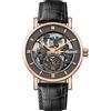 Ingersoll Men's The Herald Automatic Watch with Skeleton Dial and Black Leather Strap I00403B