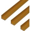 Alberts 498146 - Profilo angolare, in alluminio, anodizzato, 1000 x 25 x 25 mm, set da 3 pezzi