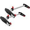 BESSEY Set di 2 puntelli per il montaggio della porta, con vite di bloccaggio per lavori precisi, 1,36 kg