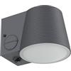 Lumisky Lampada da parete solare con sensore di movimento LED SOLINE WALL bianco caldo/freddo H10,5 cm