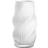LEONARDO HOME Vaso Verdi - 1 pezzo - Vaso di fiori artistico per decorazione da tavolo - Attira l'attenzione grazie al design curvo - Vaso in vetro per bouquet - Elegante accessorio da tavolo