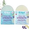 KinKind Rice Water Shampoo e Conditioner Bar Set | Give me STRENGTH! con proteine dell'acqua di riso per la crescita dei capelli 90 g (confezione da 1) +32% di volume in più dopo 5 lavaggi