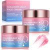 CFHQXSZ Collagene Jelly Crema Viso- 2PCS Collagen Jelly Cream, Niacinamide e Collagene Idrolizzato Liofilizzato - Crema Idratante Viso Dona Luminosità e Un Aspetto Levigato