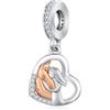 Odinstone Cavallo Ragazza Charm 925 Argento Sterling Cavallo Charm Bead Abbinamento Bracciale Ciondolo Cavallo Gioielli per donne Signore Cavallo Regali