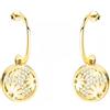 SOFIA MILANI - Orecchini da Donna in Argento 925 - Placcati in Oro e con Pietra Zircone - Orecchino Pendente a Fiore - E2751