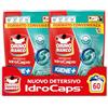 Omino Bianco Idrocaps - Detersivo Lavatrice in Capsule Igiene, 60 Lavaggi, Efficace a Basse Temperature, Profumo Freschezza Alpina, 30 Caps x 2 Confezioni
