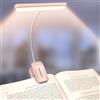 Glocusent 26 LEDs Luce per Lettura Libri a Letto, Lampada Luce da Lettura per Libro USB-C Ricaricabile con 5 Colore e 5 Luminosità, 360° Regolabile Lampada Libro per Notturna, Letto, Bambini e Ufficio