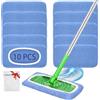 Loveco 10 panni asciutti per lavapavimenti Swiffer, Wet Dry Mop Pad | Panni umidi riutilizzabili per pavimenti Swiffer, panni in microfibra per pulire pavimenti bagnati e asciutti