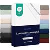 Dreamzie - Lenzuolo Sotto con Angoli 100x200cm - 100% Microfibra
