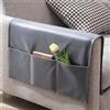 HKSICHENGKEJIUK Organizer per bracciolo del divano, poltrona, borsa portaoggetti da appendere, impermeabile, organizer per bracciolo del divano, organizer per tablet, telefono, occhiali, libri, riviste, TV,