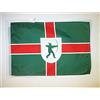 AZ FLAG Bandiera Contea Di Nottinghamshire 45x30 cm - Bandierina County Of Notts. - Inghilterra 30 x 45 cm Cordicelle