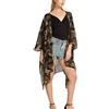 CuteSwan Cardigan Kimono in chiffon con stampa floreale da donna sciolto Coprire Casual Lungo Boho Puro Cardigan, #Camouflage, Taglia unica