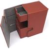 docsmagic.de Premium Magnetic Tray Box (80) Copper + Deck Divider - MTG - PKM - YGO - Porta Mazzo Rame
