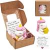 Meanju Mini Unicorno,Pocket Hug Patate Positive con Biglietto Scatola Regalo,Abbraccio Tascabile,Regalo Originale e Divertente,Portafortuna Incoraggiatore Compleanno per Amiche Famiglia