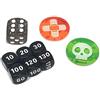 Pokémon Pokemon Set di attrezzi per allenatore compatibile con contatore di danni e veleno e bruciature, colore nero